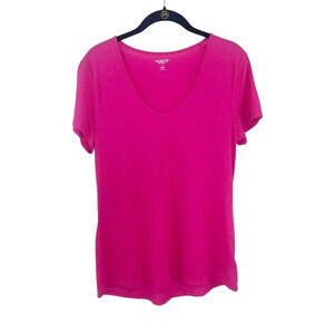 Old Navy Go Dry Bright Pink Tee Shirt Women's Size Medium New With Tags